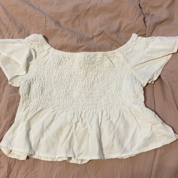 Tops - Style Envy off the shoulder smocked crop top